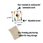 Jainism for Kids Flash Cards | Homeschooling | Laminated Flash Cards | Early Education - 24 Jain Teerthankras, Symbols, Birthplace (Swetambar) - Image 4