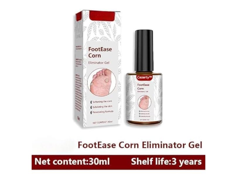 Corn Ease Foot Eliminator Gel | Fast-Acting, Pain-Free Corn & Callus Remover | Gentle Formula for Soft, Smooth Feet | Effective Corn Treatment Gel for Men & Women | 30ml - Image 3