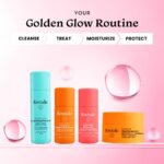 Foxtale On the Glow Travel Kit | Vitamin C, Niacinamide & Peptides | Brightening & Hydrating Skincare Set | For Glowing Skin | Travel Pouch Included | Pack of 4 | Travel & Pocket Friendly | Gift for Birthday and Anniversary - Image 3