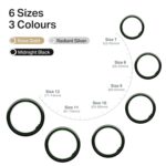 Boat SmartRing Active Plus, Auto HR, Sleep, SpO2, Stress & Skin Temperature Monitor, Stainless-Steel Build, 5 ATM, Weighs Only 5 gm, Portable Charging Case, Smart Ring for Men (11, Midnight Black) - Image 5