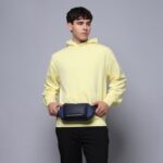 United Colors of Benetton Unisex Waist Pouch Noir - Navy | Sling with Hidden Zipper Pocket | Waist Bag with Adjustable Strap for for Travel and Daily Essentials | Stylish Crossbody Travel Fanny Pack - Image 3