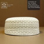 AL INAM ICH Style Reversible Islamic Prayer Cap Premium Embroidered Namazi Topi Muslim Cap (Model No: R-72) Fabric - Image 4