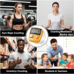 GLUN® Pack of 3 Finger Gym Sets Counter, 5-Digit Counting LCD Display Device, Ring Electronic Digital Finger Counter for Exercise & Various Counting Use (Random Colour) - Image 5