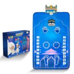 Educational Prayer Mat - Interactive Prayer Mats for Kids, Built-in Compass, 50 Touch-Sensitive Buttons, LCD Counter, Professional Quran Reciter - 47x27 (Girls Edition V2) - Image 3
