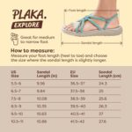 Plaka Explore Walking and Hiking Sandals for Women | Comfortable Summer Sandal with Arch Support | Waterproof Comfy Sandals for Travel, Beach or Poolside - Image 6