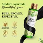 Just Herbs 8 in 1 Root Nourishing Amla Neem Hair Fall Control Shampoo For Men & Women - Suitable For Oily Hair Scalp, Sulphate & Paraben Free 200 ml - Image 5