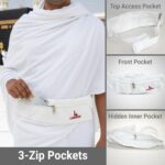 Ihram Belt for Hajj & Umrah – Pack of 2 Adjustable Waist Belts with Secure Pocket, Lightweight & Comfortable for Men - Image 3