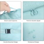 Nylon 7 Pcs Travel Organizer Pouch Packing Cubes For Travel Clothes Space Savers Bags Cosmetics/Underwear/Socks/Shoes Toiletry Organiser Pouch (Navy Blue) - Image 8