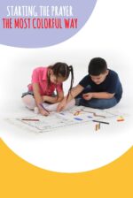 ihvan online, Kids Prayer Mat, Washable Painted Prayer Rug for Kids, Colourful Marker, Muslim Prayer Mala Beads, Soft Salah Travel Mat Carpet, Perfect Islamic Gifts for Kids, Blue - Image 7