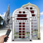 Automatic Muslim Prayer Azan Clock, Digital Led Prayer Wall/Desk Clock with Complete Azan for for Home, Masjid and Mosque - Image 9