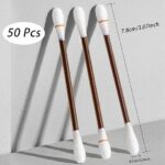 Black Sparrow 50 Pcs Cotton Iodine Swabs Individually Wrapped - Disposable Iodophor Swabsticks Medical Sanitary First Aid Kit Emergency Care Safety for Adult Kids - Image 3