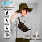 F Gear Trail Marpat WL Camo Waist Pouch | 1 Compartment & 3 Pockets | Lightweight Durable Water-Resistant Fanny Pack | Ideal for Trekking, Travel, Cycling & Everyday Use | Stylish Multipurpose Pouch - Image 5