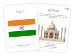 Thick Wipe & Clean Activity Based Flags Flash Cards-Age 2-5 Yrs,36 Double Sided with Cultural Facts,Montessori Toys,Educational Preschool Learning for Toddlers & Kids,for Language_Skills - Image 4