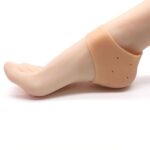 Purastep Silicone Gel Heel Pad Socks for Pain Relief - 1 Pair (Beige, Free Size) - Image 6