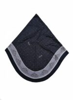 Malayasain hijabs with Floral Border Islamic Prayer Scarf, Elegant Pattern for girls size -9 TO 12 years - Image 3