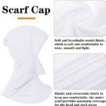 PAROPKAR Pieces Modal Hijab Cap Adjustable Muslim Stretchy Turban Full Cover Shawl Undercap Full Neck Coverage for Girls Women - Image 4