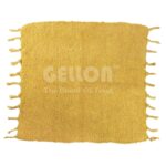 Gellon Traditional Cotton Prayer Mat for Puja, Yellow Asan for Prayer, Sitting, Meditation, Small Carpet Mat Rug for Floor in 24 x24 Inch in Yellow Color - Image 5