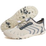 Water Shoes Mens Quick Drying Aqua Shoes Beach Pool Shoes Mesh Slip On - Image 4