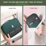 FLYNGO 2Pcs Medicine Pouch Empty First Aid Kit Bag for Travel, Home, Camping, Sports Emergency Survival Medicine Storage Bag (Green) - Image 6