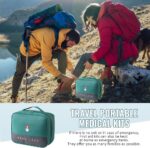 FLYNGO 2Pcs Medicine Pouch Empty First Aid Kit Bag for Travel, Home, Camping, Sports Emergency Survival Medicine Storage Bag (Green) - Image 8