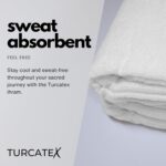 Ihram Clothing for Men Umrah | Ehram Ahram for Men for Hajj and Umrah - 2 Towels - Hygienic Natural 100% Cotton Towels 100cm x 220cm - Image 5