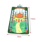 Club Bollywood®Kids Prayer Mat Praying Educational Mat Muslim Prayer Rug for Kids Green| | Religion & Spirituality |• |1 Kids Prayer Rug - Image 3