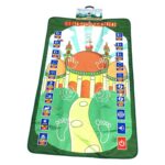 Club Bollywood®Kids Prayer Mat Praying Educational Mat Muslim Prayer Rug for Kids Green| | Religion & Spirituality |• |1 Kids Prayer Rug - Image 8