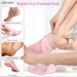Cracked Heels Moisturizer Silicon Socks for Women, Moisturizing Gel Socks, Spa Pedicure Socks, Silicone Socks for Cracked Feet, Foot Care, Soft Heel Protector, Reusable Waterproof Socks For Man And Woman - Image 4