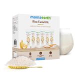 Mamaearth Rice Facial Kit With Rice Water & Niacinamide for Glass Skin - 60 g | Salon-Like Glowing Skin in 6 Easy Steps | Improves Skin Texture | Instant Glow | Suitable for all skin types - Image 3