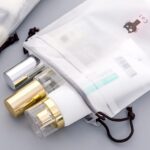 Wolpin Shoe Bag Cover for Shoe Storage & Travelling (Pack of 10) | Drawstring Bags Waterproof | Wide Open Mouth with Drawstring Tight Closure - White - Image 7