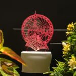 Talgo Islamic MASJID Quran 3D Optical Illusion Acrylic Night Lamp, RGB Multicolor LED Plug n Play Night Light, Office Light, Picture Day Light, Best for Gift - Pack of 1 (nSD0106, 7 CM) - Image 6