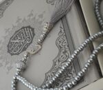 Prien 3 Pcs Prayer Beads, Islamic Gifts, 99 Beads Tasbeeh for Muslim, Islam Dhikr Counter, Bulk Tasbih Gift Set, Rosary for Women Men, Mawlid Favor for Prayer Rug, Ramadan, Hajj, Eid (Grey) - Image 5