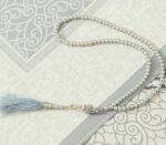 Prien 3 Pcs Prayer Beads, Islamic Gifts, 99 Beads Tasbeeh for Muslim, Islam Dhikr Counter, Bulk Tasbih Gift Set, Rosary for Women Men, Mawlid Favor for Prayer Rug, Ramadan, Hajj, Eid (Grey) - Image 6