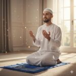 Portable Prayer Mat with Compass | Stability Corners and Pocket-Friendly Design | Available in 5 Colors (Green) - Image 4