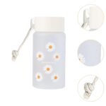 Little Daisy Matte Cup Creative 500ml Water Bottle for Biking Sports Fitness| Sports Equipment | Outdoor Sports Gear | Exercise Gear - Image 9