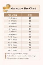 Embroidery work abaya Burkha Nakab for girls kids embroidery design abaya Burkha Nakab Niqab burkha nakabh set with Dupatta - Image 5