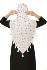 Weavers Villa Women's Cotton Floral Printed Face Cover Scarf | UV Protection, Breathable Fabric | Reusable Hijab Style Shield for Sun, Dust & Pollution - Image 3