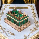 Kaliyar Sharif - Islamic Home |Table Decor for Office Desk, Living Room, Bedroom | Modern Art Wood Showpiece - Image 3