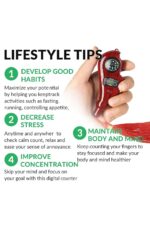 Mantra Jaap Digital Counting Machine Finger Unique Design Prayer God Name Hand Finger Manual 5-Digit Tally Counter Device Tasbeeh Misbaha Naam Jap Counter - Image 3