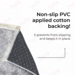 FAF Kids Janamaz Velvet Prayer Mat | Children Islamic Prayer Rug for Boy & Girl (1 to 10) | Soft Thick Namaz Mat, Portable Travel Janemaaz | Mussalla for Home, Mosque & Ramzan, Hajj and Umrah (Grey) - Image 7