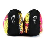 NuFoot Ballet Flats Women's Shoes, Best Foldable & Flexible Flats, Slipper Socks, Travel Slippers & Exercise Shoes, Dance Shoes, Yoga Socks, House Shoes, Indoor Slippers, Pink Baroque, Large - Image 4