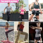PALAY® Slim Running Belt Bag with Hook Elastic Open Waist Bag for Keep Phone, Keys, Earbuds, Waist Bag with Large Capacity Running Waist Pack for Workouts, Exercise, Cycling, Travel - Image 5