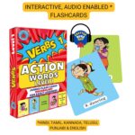 Flashcards with App-Enabled Audio | Action Words (Levels 1 and 2) and Position Words (Level 1) | Audio in Hindi, English, Punjabi, Tamil, Kannada, Telugu - Image 3