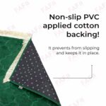 Combo of 2 Janamaz Velvet Prayer Mat | 1 Kid + 1 Adult (Pack of 2) | Soft Thick Islamic Prayer Rug Set for Children & Grown Ups | Premium Namaz Mat for Home, Ramdan, Hajj and Umrah (Green) - Image 6