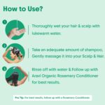 Aravi Organic Rosemary Anti-Hairfall Shampoo | Hair Growth & Hairfall Control | Up to 94% Stronger Hair | Sulphate Free Shampoo For Men & Women | For Dry & Frizzy Hair | All Hair Types | 200ml - Image 8