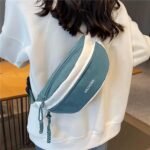 WILDHORN Sling Bag for Men & Women | Water-Resistant Crossbody Waist Bag with Adjustable Strap | Stylish Travel, Daily & Casual Sports Chest Bag (Blue) - Image 3