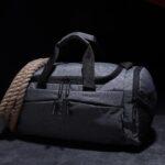 Wooum Gym Duffle Bag with Shoe Compartment for Men & Women | Travel Bag, Weekender & Sports Bag | Lightweight Small Travel Duffle Bag with Adjustable Strap | 41x26x24 cm | 1 Year Warranty - Image 4