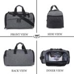 Wooum Gym Duffle Bag with Shoe Compartment for Men & Women | Travel Bag, Weekender & Sports Bag | Lightweight Small Travel Duffle Bag with Adjustable Strap | 41x26x24 cm | 1 Year Warranty - Image 8