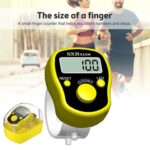 6-Pack Digital Tally Finger Counter with Led, Colorful Tasbeeh Tasbih 5-Digits Counter Clickers with Led Light, Carry Ring, Individual Hard Case for Muslims Pray Knitting Track Golf Lap - Image 6