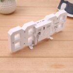 Dangfly Acrylic Digital LED Display Number Clock Table Wall Clock White (Works On Electricity) White - Image 3